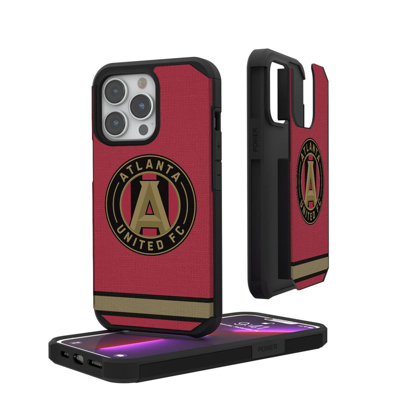 Atlanta United FC  Stripe iPhone Rugged Phone Case