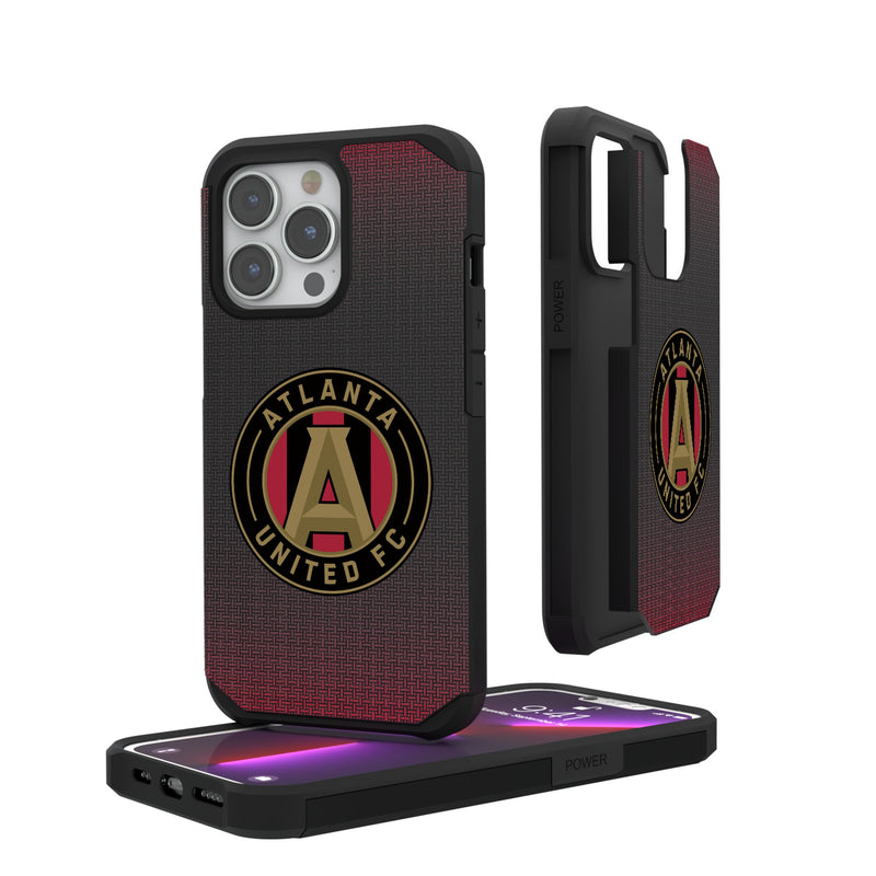 Atlanta United FC  Linen iPhone Rugged Phone Case