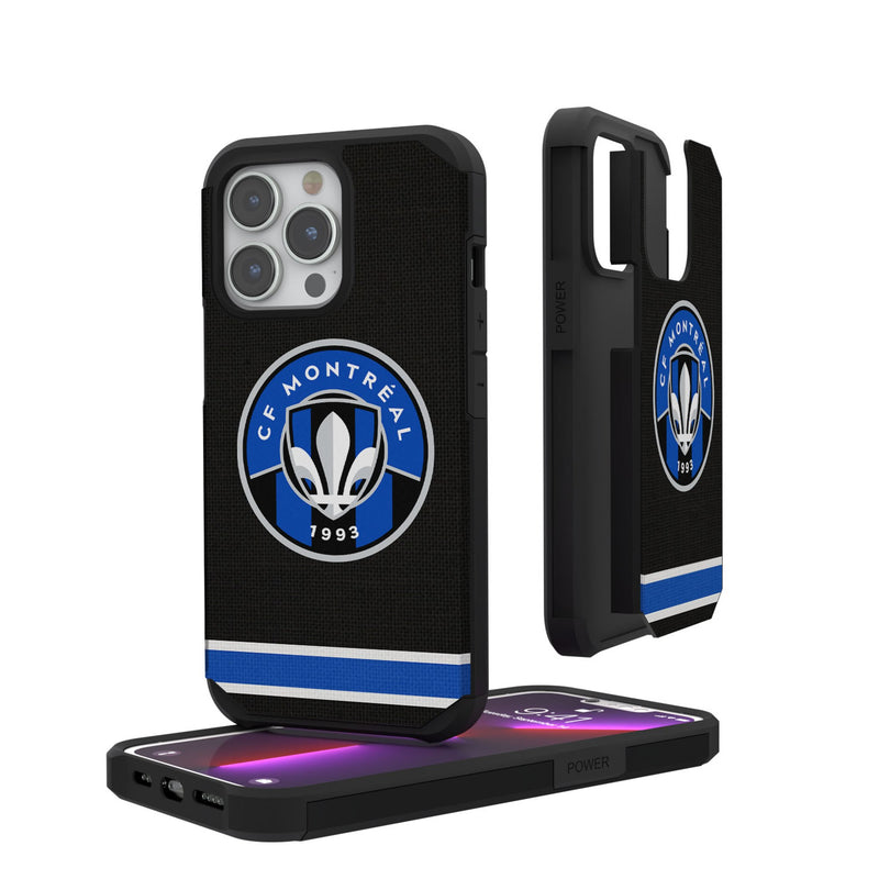 CF Montreal  Stripe iPhone Rugged Phone Case