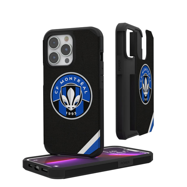 CF Montreal  Diagonal Stripe iPhone Rugged Phone Case