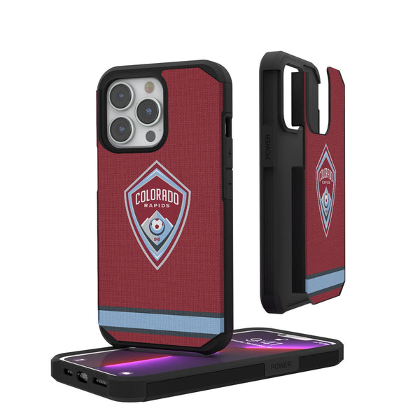 Colorado Rapids  Stripe iPhone Rugged Phone Case