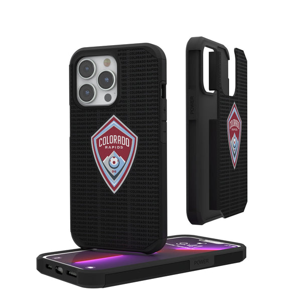 Colorado Rapids  Text Backdrop iPhone Rugged Phone Case