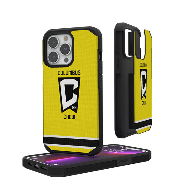 Columbus Crew  Stripe iPhone Rugged Phone Case