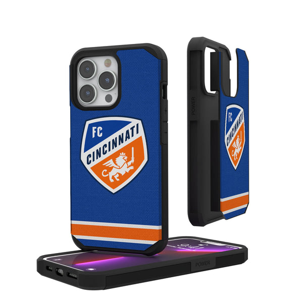 FC Cincinnati  Stripe iPhone Rugged Phone Case