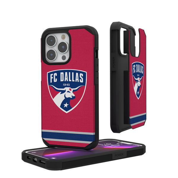 FC Dallas  Stripe iPhone Rugged Phone Case