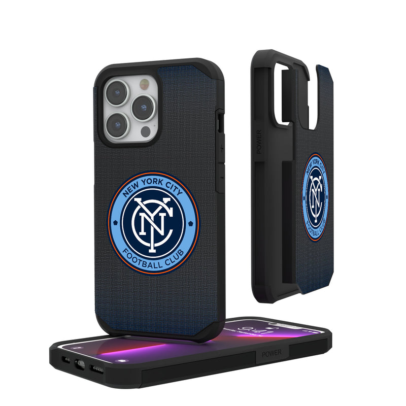 New York City FC  Linen iPhone Rugged Phone Case