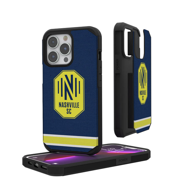 Nashville SC  Stripe iPhone Rugged Phone Case