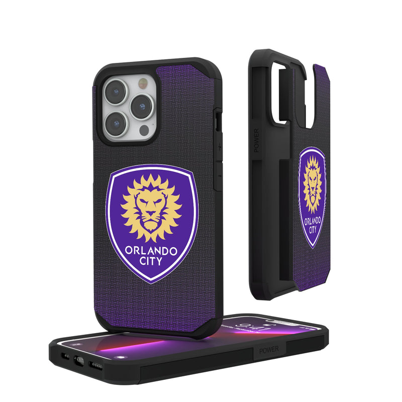 Orlando City Soccer Club  Linen iPhone Rugged Phone Case