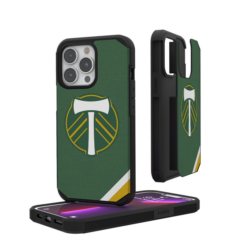 Portland Timbers   Diagonal Stripe iPhone Rugged Phone Case