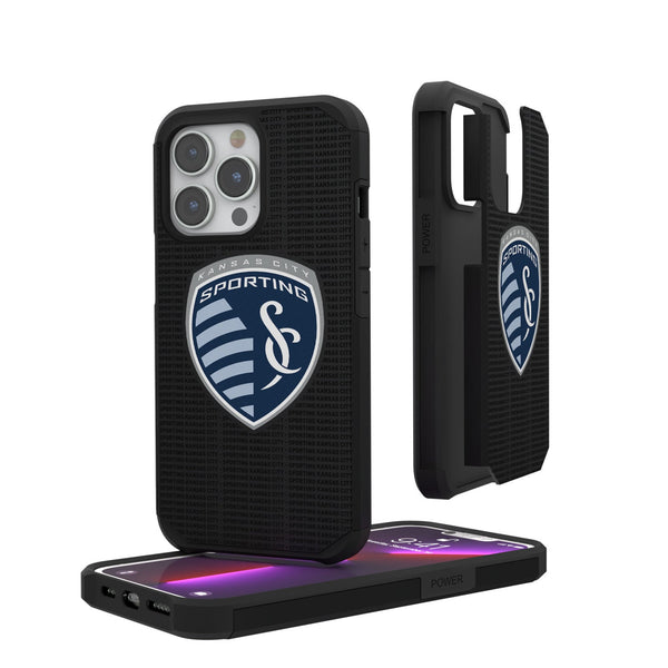 Sporting Kansas City   Text Backdrop iPhone Rugged Phone Case