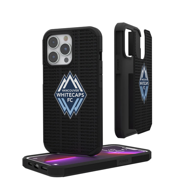 Vancouver Whitecaps   Text Backdrop iPhone Rugged Phone Case