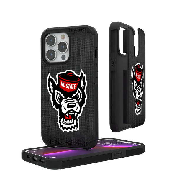 North Carolina State University Wolfpack Linen iPhone Rugged Phone Case