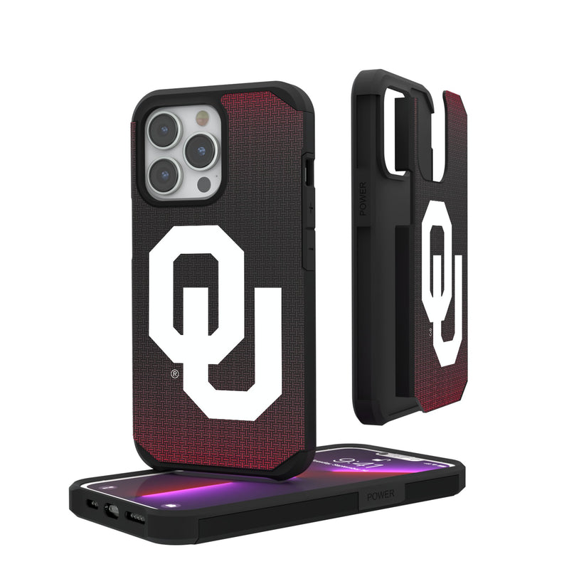 University of Oklahoma Sooners Linen iPhone Rugged Phone Case