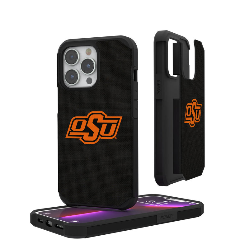 Oklahoma State University Cowboys Solid iPhone Rugged Phone Case