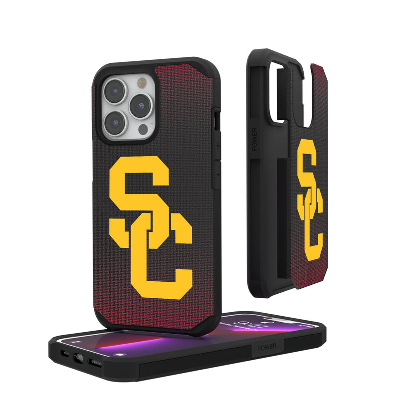 University of Southern California Trojans Linen iPhone Rugged Phone Case