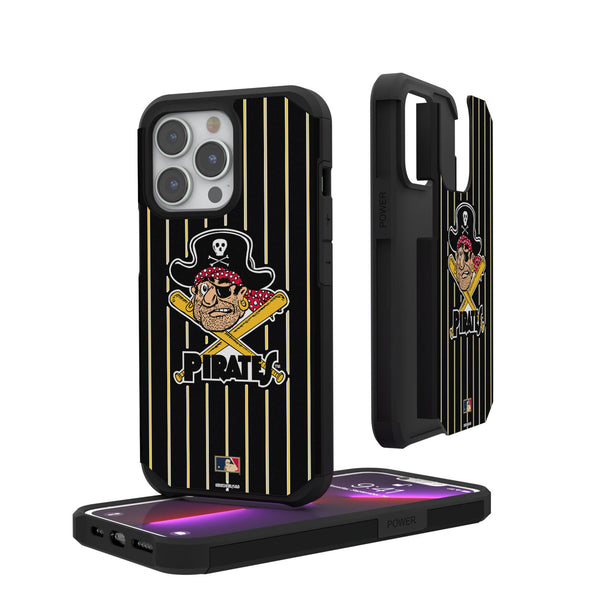 Pittsburgh Pirates 1958-1966 - Cooperstown Collection Pinstripe iPhone Rugged Phone Case