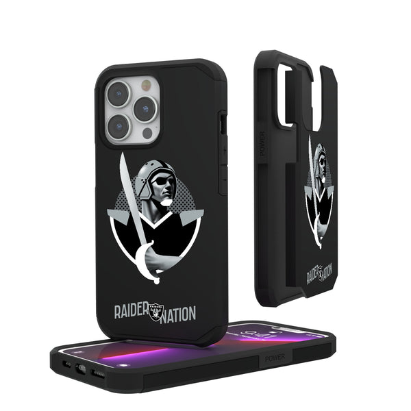 Las Vegas Raiders 2024 Illustrated Limited Edition iPhone Rugged Phone Case