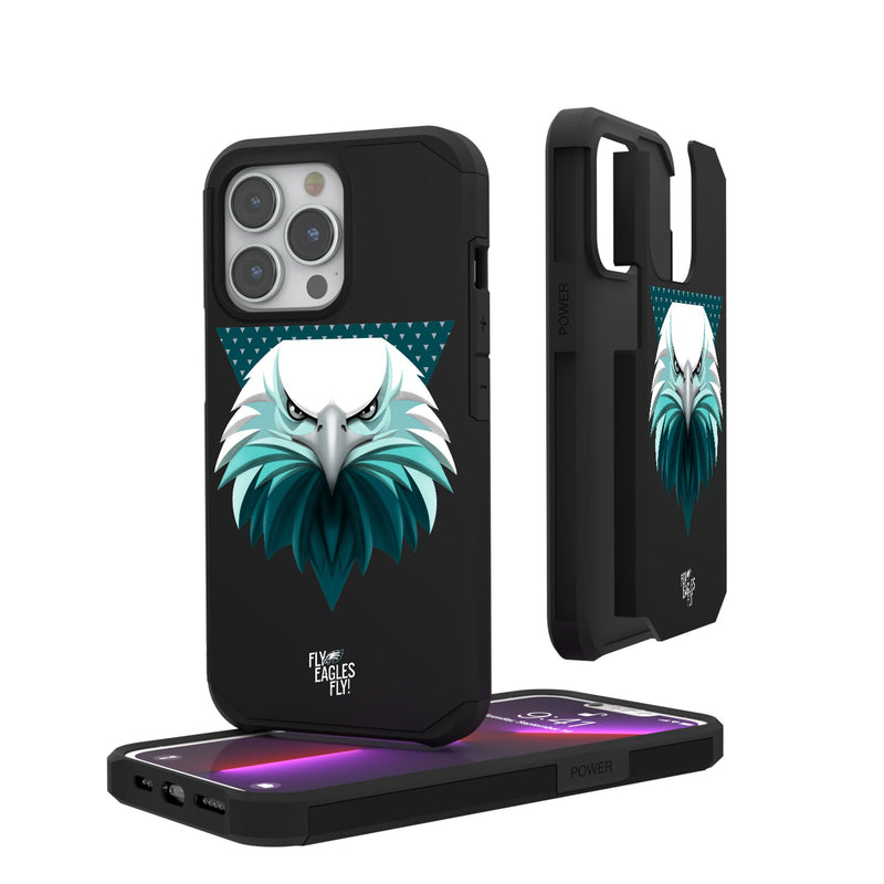 Philadelphia Eagles 2024 Illustrated Limited Edition iPhone Rugged Phone Case