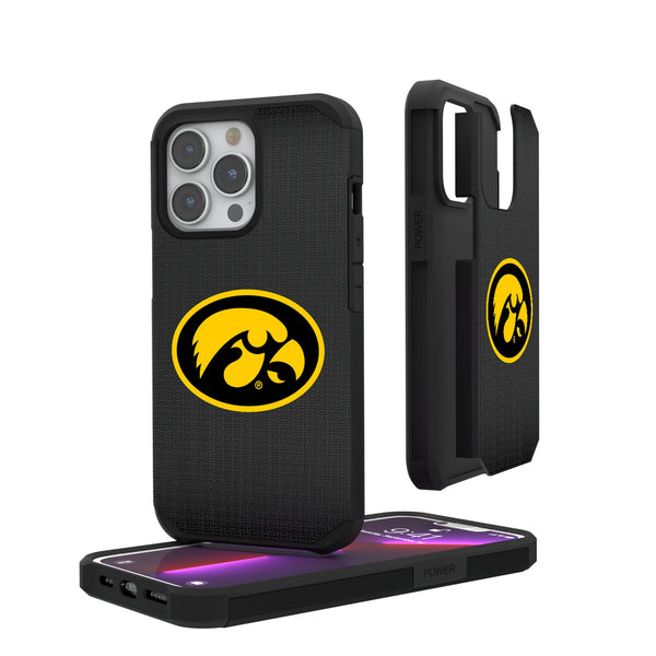 University of Iowa Hawkeyes Linen iPhone Rugged Phone Case