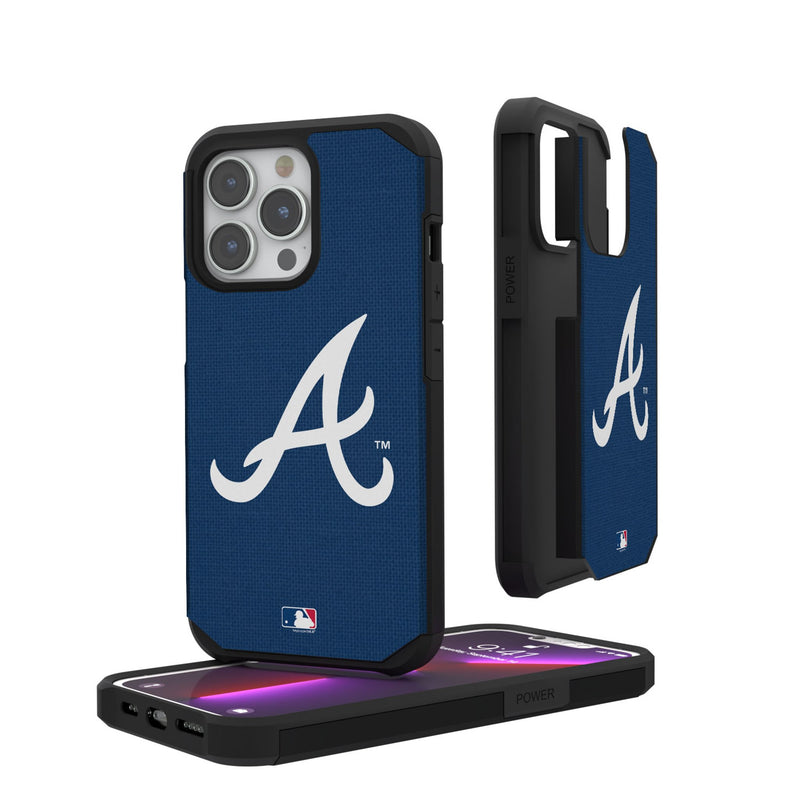 Atlanta Braves Solid iPhone Rugged Phone Case