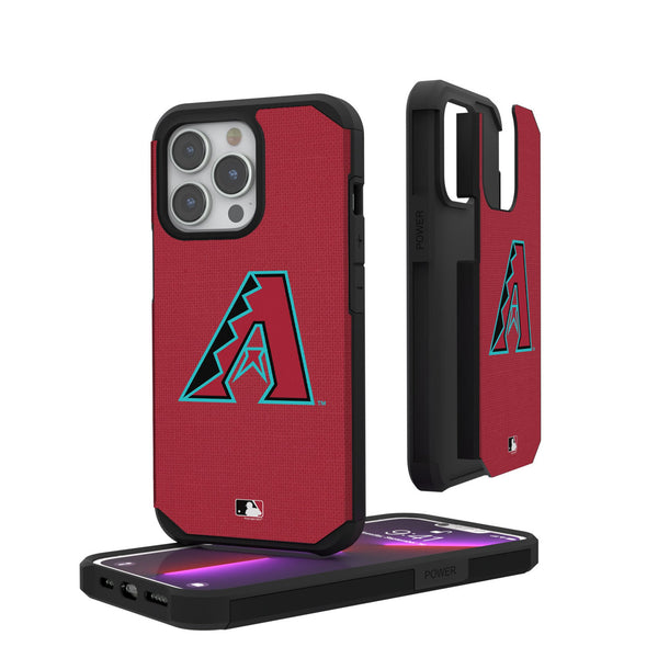 Arizona Diamondbacks Solid iPhone Rugged Phone Case