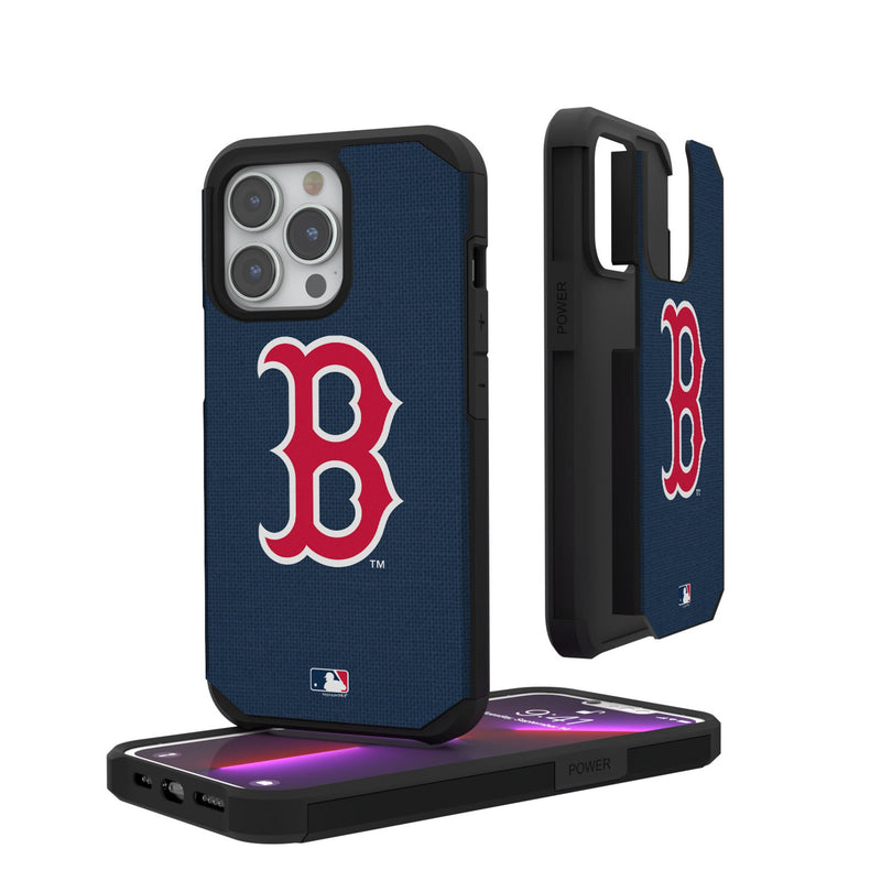 Boston Red Sox Solid iPhone Rugged Phone Case