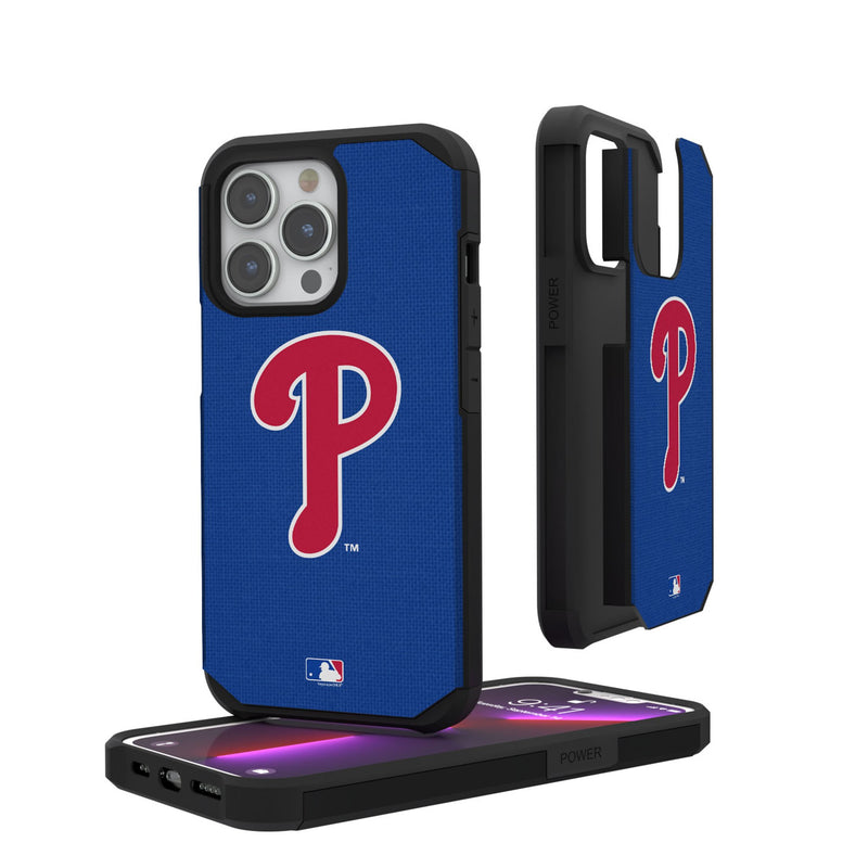 Philadelphia Phillies Solid iPhone Rugged Phone Case