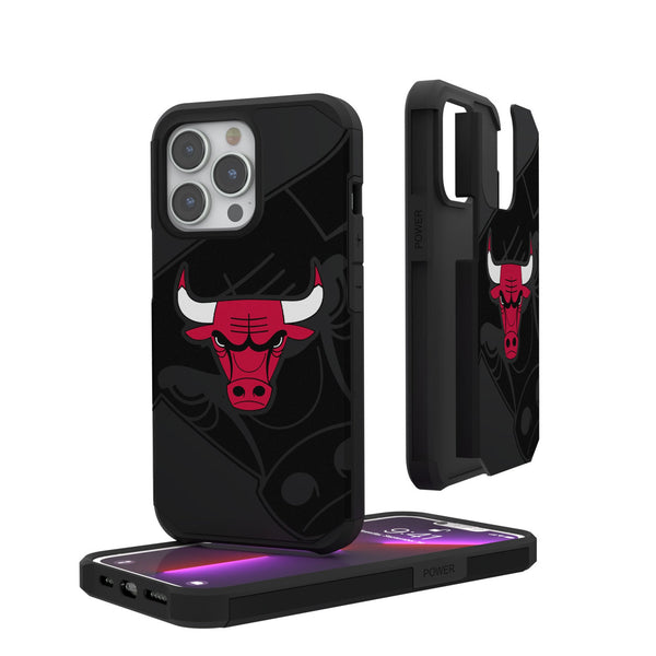 Chicago Bulls Monocolor Tilt iPhone Rugged Phone Case