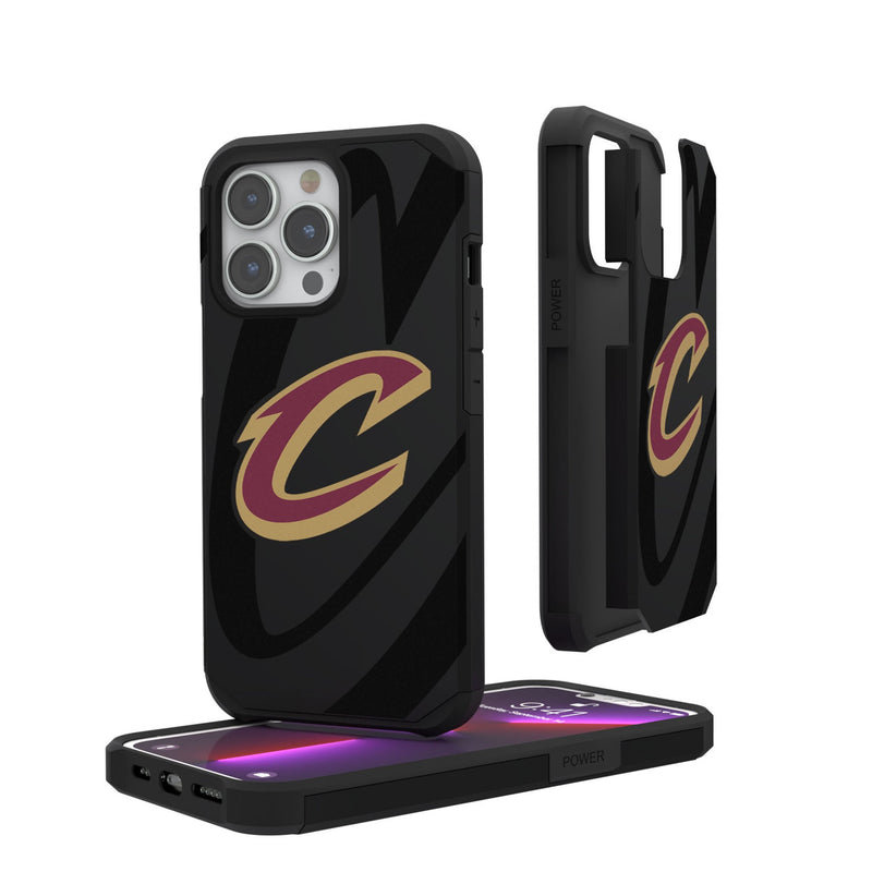 Cleveland Cavaliers Monocolor Tilt iPhone Rugged Phone Case