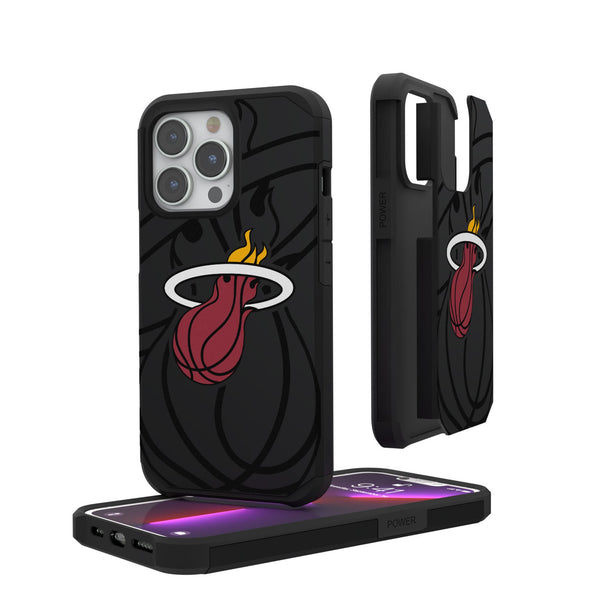 Miami Heat Monocolor Tilt iPhone Rugged Phone Case