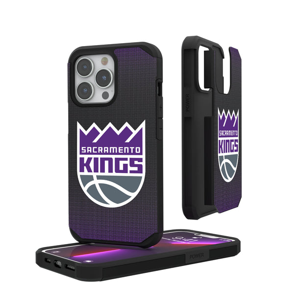 Sacramento Kings Linen iPhone Rugged Phone Case