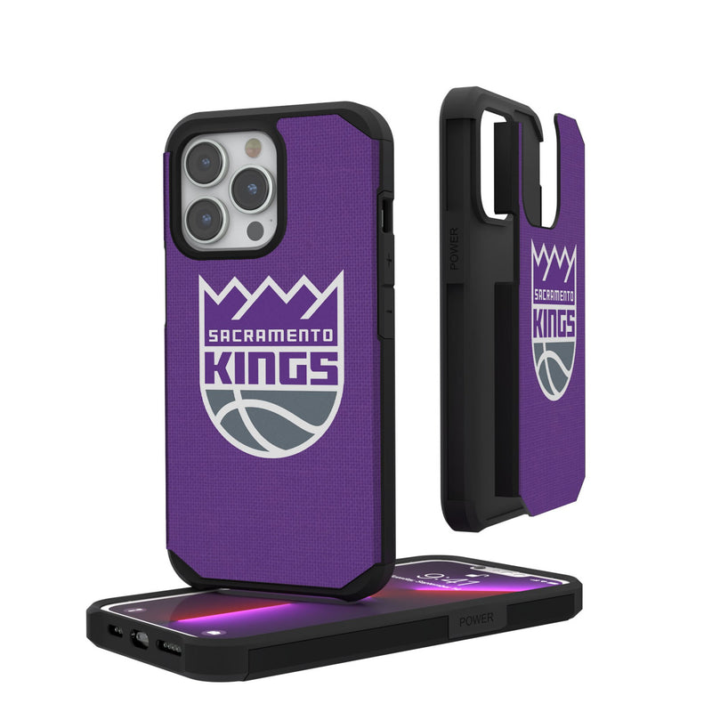 Sacramento Kings Solid iPhone Rugged Phone Case