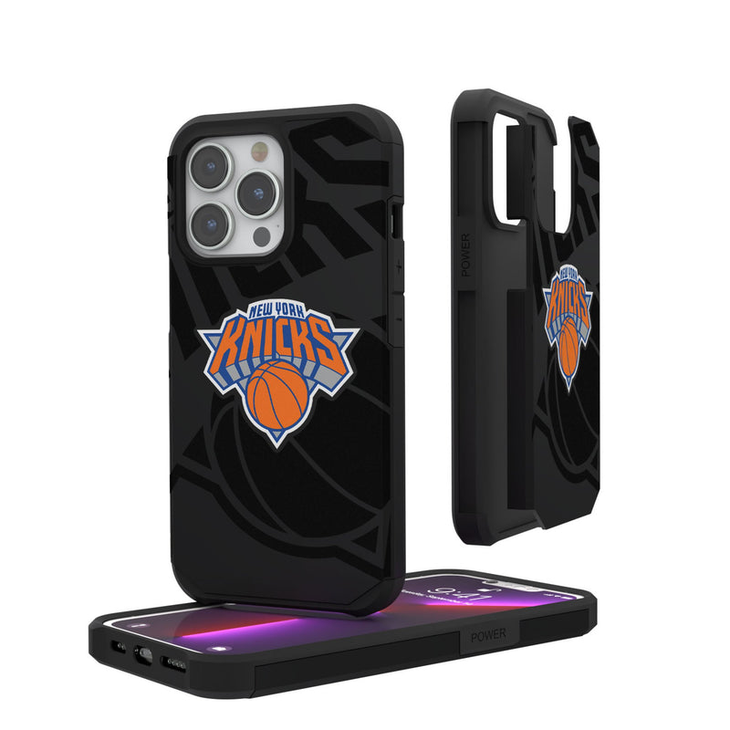 New York Knicks Monocolor Tilt iPhone Rugged Phone Case