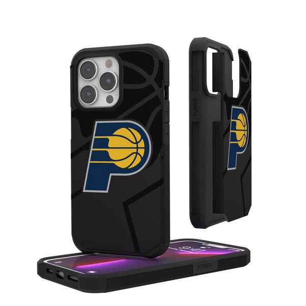 Indiana Pacers Monocolor Tilt iPhone Rugged Phone Case