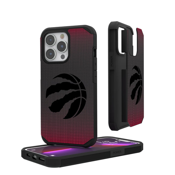 Toronto Raptors Linen iPhone Rugged Phone Case