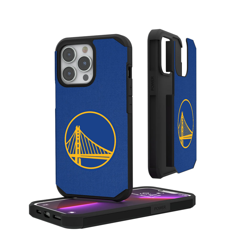 Golden State Warriors Solid iPhone Rugged Phone Case