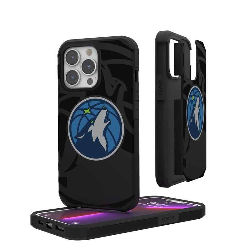 Minnesota Timberwolves Monocolor Tilt iPhone Rugged Phone Case