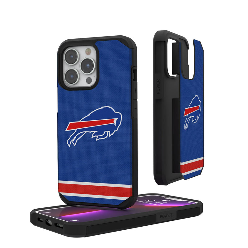 Buffalo Bills Stripe iPhone Rugged Phone Case