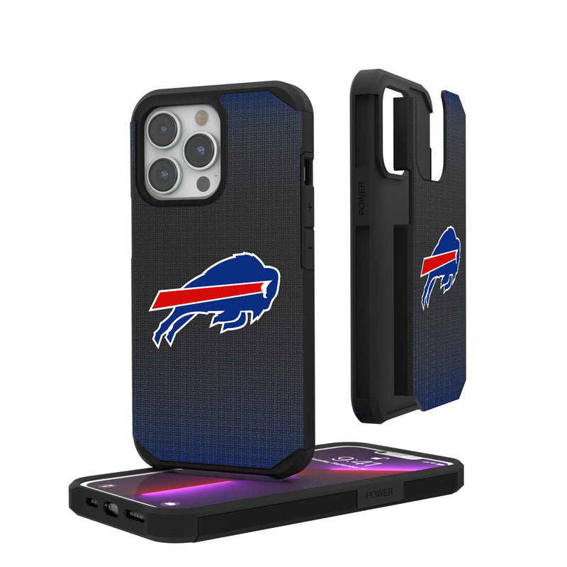 Buffalo Bills Linen iPhone Rugged Phone Case