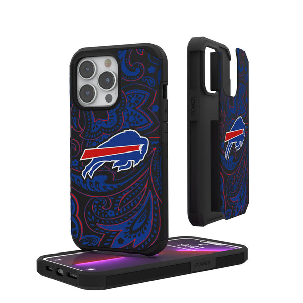 Buffalo Bills Paisley iPhone Rugged Phone Case