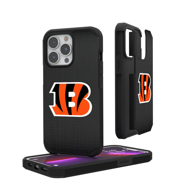 Cincinnati Bengals Linen iPhone Rugged Phone Case