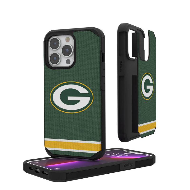 Green Bay Packers Stripe iPhone Rugged Phone Case