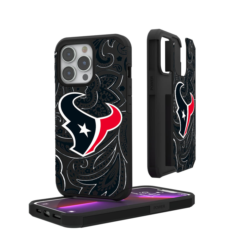 Houston Texans Paisley iPhone Rugged Phone Case