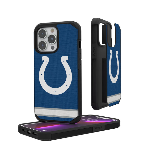 Indianapolis Colts Stripe iPhone Rugged Phone Case