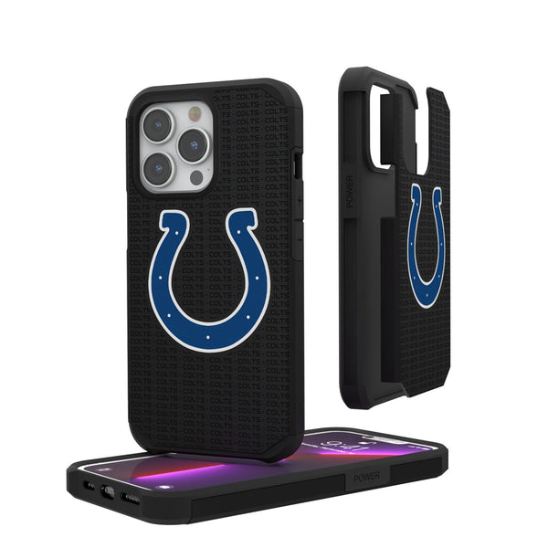 Indianapolis Colts Text Backdrop iPhone Rugged Phone Case