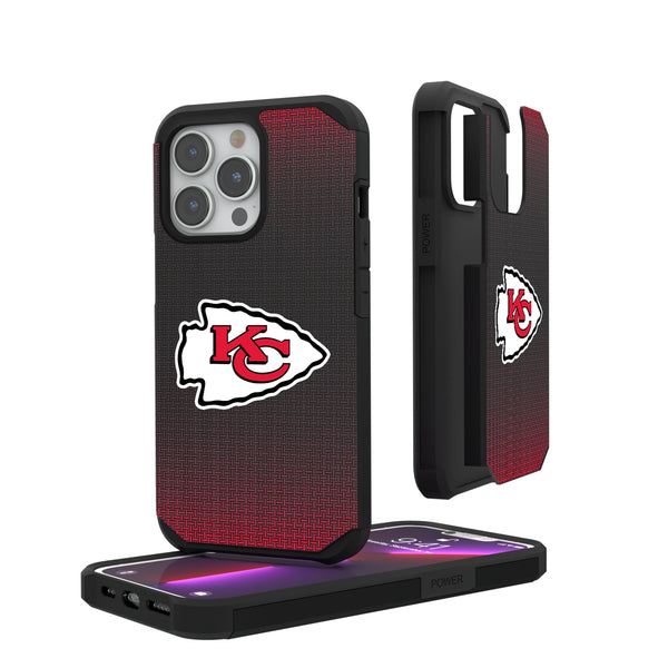 Kansas City Chiefs Linen iPhone Rugged Phone Case