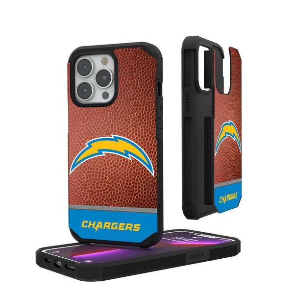 Los Angeles Chargers Football Wordmark iPhone Rugged Phone Case