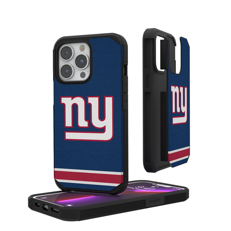 New York Giants Stripe iPhone Rugged Phone Case