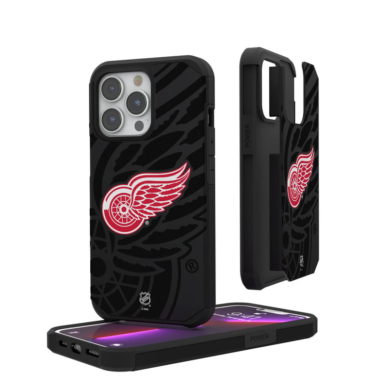 Detroit Red Wings Monocolor Tilt iPhone Rugged Phone Case