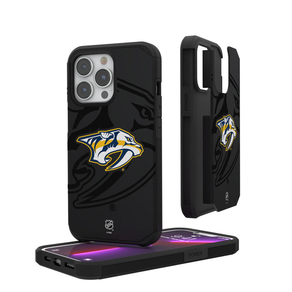 Nashville Predators Monocolor Tilt iPhone Rugged Phone Case